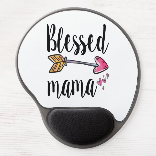 Blessed Mama Gel Mouse Pad (Front)
