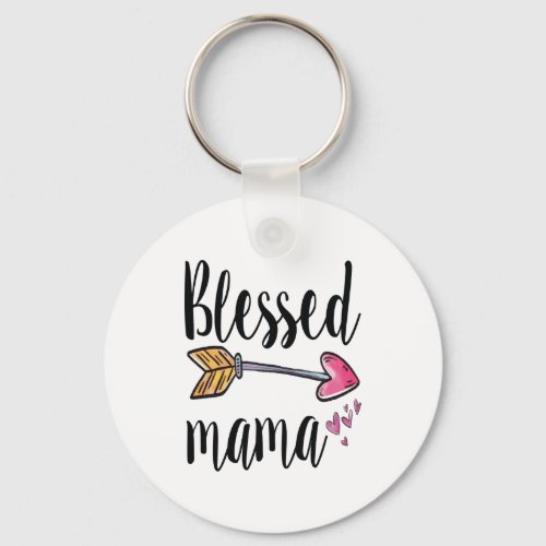 Blessed Mama Keychain