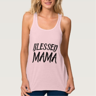 BLESSED MAMA Mom T-shirts & tank tops