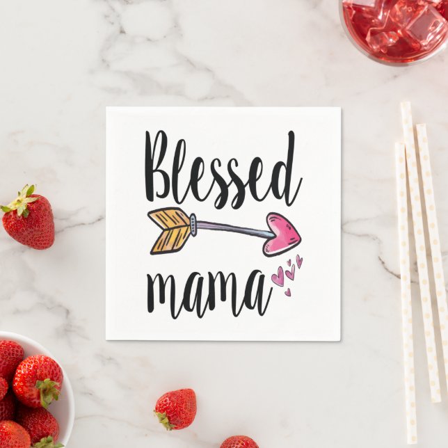 Blessed Mama Mother's Day Napkins (Insitu)