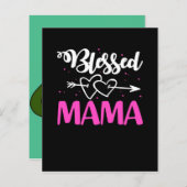 Blessed Mama Proud Mother | Cute Gift (Front/Back)