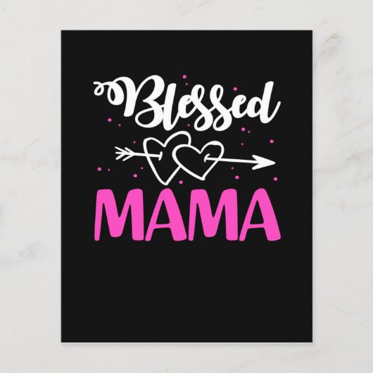 Blessed Mama Proud Mother | Cute Gift (Front)