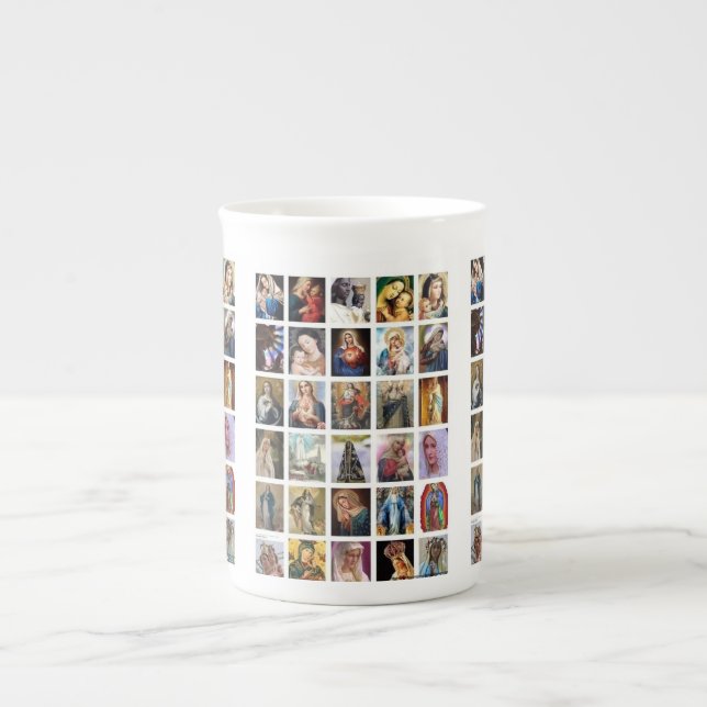 Blessed Mary Collage Coffee Mug (Front)