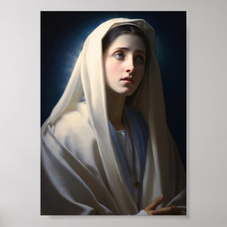 Blessed Mary Mother of God Painting Poster