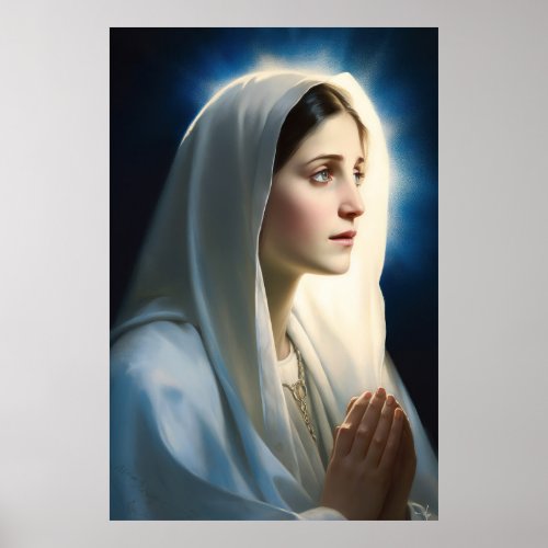 Blessed Mary Mother of God  Poster