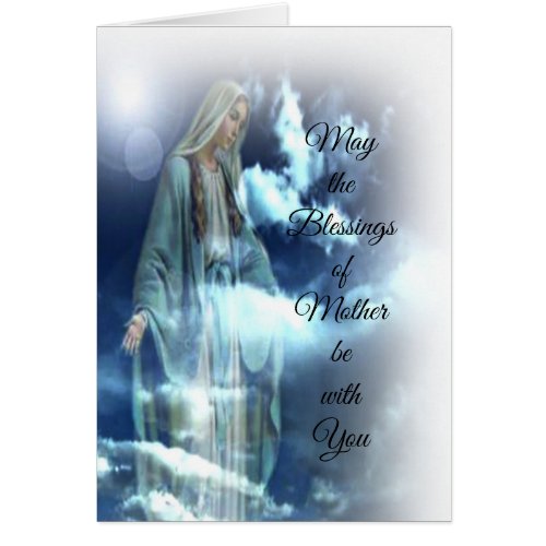Blessed Mary Prayer card