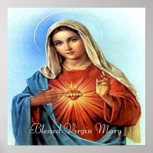 Blessed Mary print