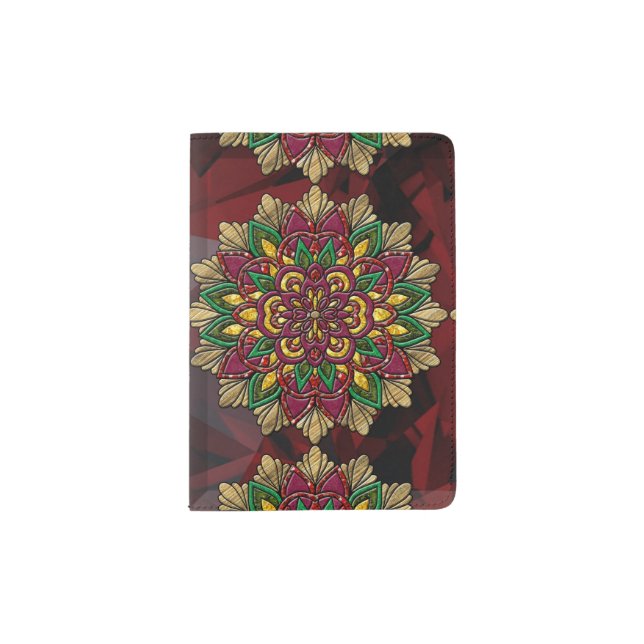 Blessed Medallion Passport Holder (Front)