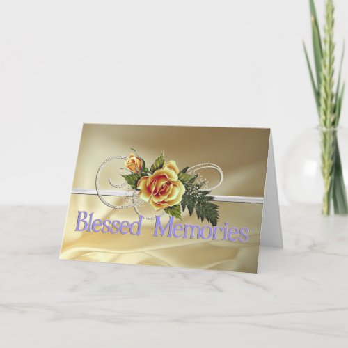 Blessed Memories Sympathy 2 Card