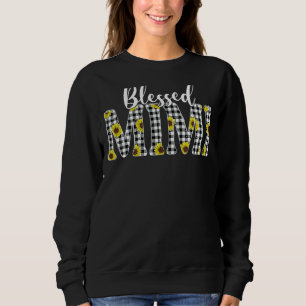 Blessed Mimi Hippie Sunflower Mother's Day Women Sweatshirt