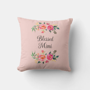 Blessed Mimi throw pillow