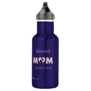 Blessed Mom Mother's Day Stainless Steel Water Bottle
