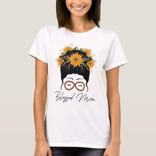 Blessed mom  T_Shirt