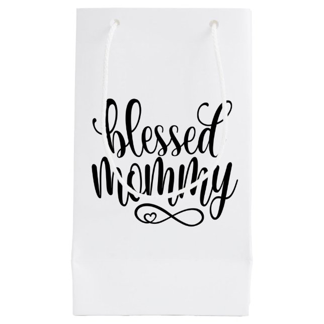 Blessed Mommy Mother's Day Quote | Gift Bag (Front)