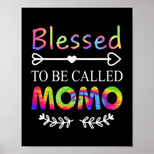 Blessed Momo Womens Blessed To Be Called Momo Poster