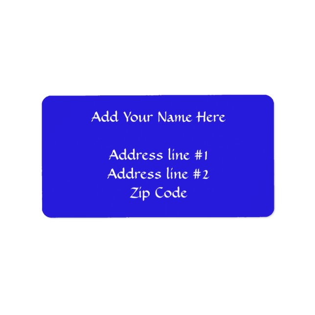 Blessed Mother Blue Label (Front)