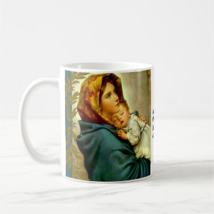 Blessed Mother holding the Child Jesus Bough Coffee Mug