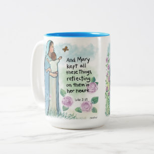 Blessed Mother Luke 2:19 Mug