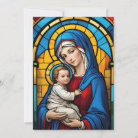 Blessed Mother Mary and Baby Jesus - Virgin Mary