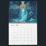 Blessed Mother Mary Calendar of Catholic images<br><div class="desc">Be comforted each month by the many images of the Blessed Mother, always present and offering her intercession of Grace from her Son, Jesus. Images include "Stella Maris" (Jan); "Annunciation" (Feb); "The Sheep Know His Voice" (Mar); "Visitation" (April); "Pentecost" (May); "Wedding at Cana" (June); "Mary Crowned Queen" (July); "Immaculate Heart...</div>