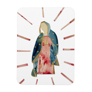 Blessed Mother Our Lady Guadalupe Beautiful Magnet