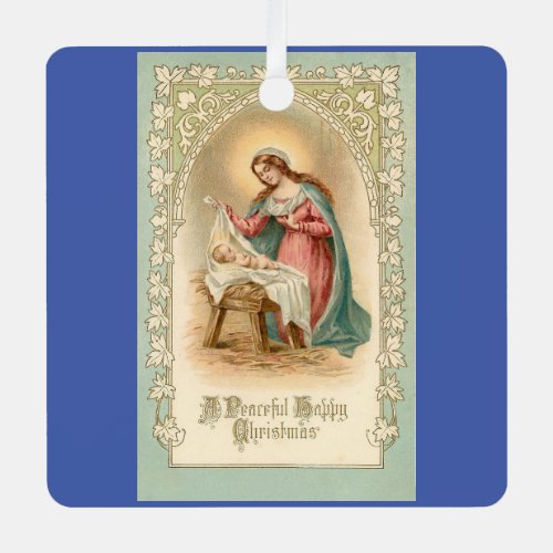 Blessed Mother With Jesus Ornament