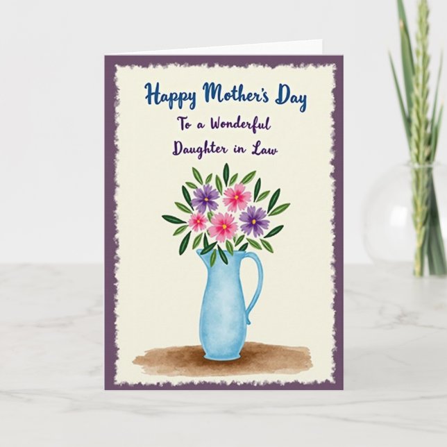 Blessed Mothers Day Design Card (Front)