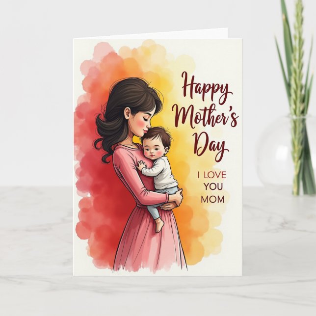 Blessed Mothers Day Love Card (Front)