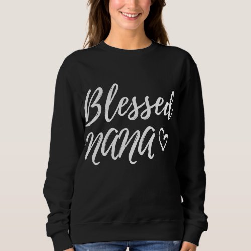 Blessed Nana Grandma Christmas Family Matching Sweatshirt