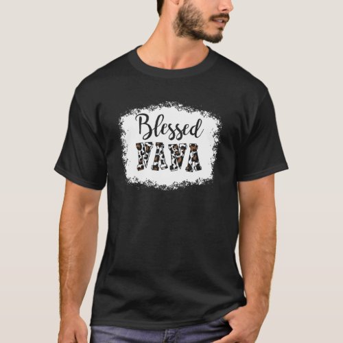 Blessed Nana Leopard Best Mom Ever Mom  Mother Day T_Shirt