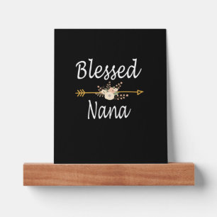 Blessed Nana Shirt Thanksgiving Christmas Picture Ledge