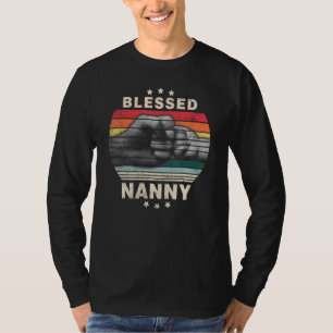 Blessed Nanny  For Men Vintage Decoration Grandma T-Shirt