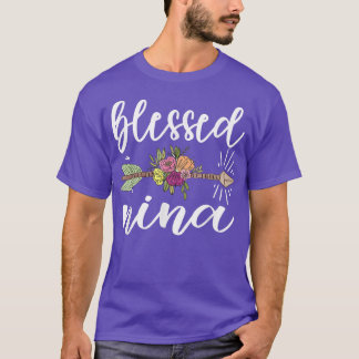 Blessed Nina Grandmother Appreciation Nina Grandma T-Shirt