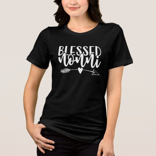 Blessed Nonni Tri-Blend Shirt