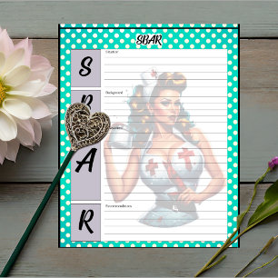 Blessed Nurse Pinup_ SBAR Template Notepad