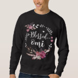 Blessed Omi Thanksgiving Floral Funny Gifts Sweatshirt