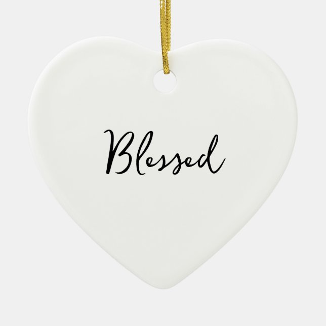 Blessed Ornament  (Front)