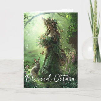 Blessed Ostara Greeting Card