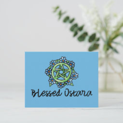 Blessed Ostara Postcard | Zazzle