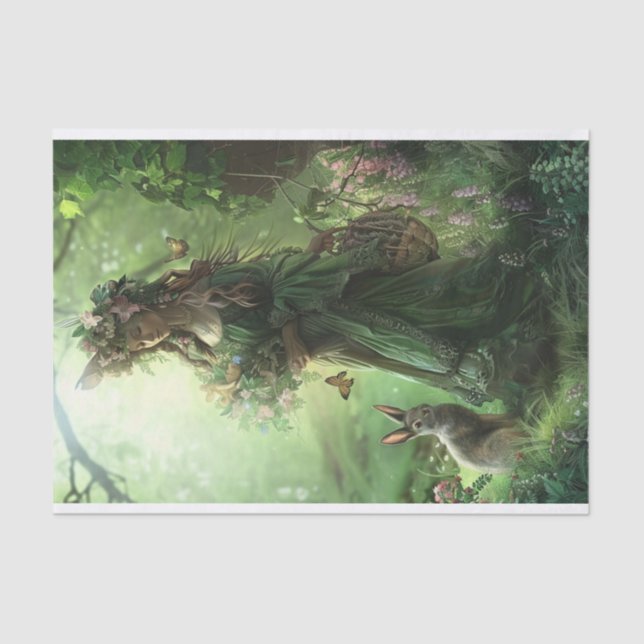 Blessed Ostara   Tissue Paper (Front)