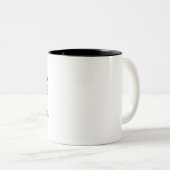 blessed papa Two-Tone coffee mug (Front Right)