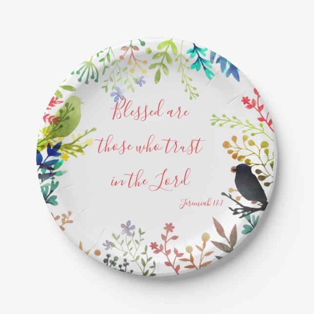 Blessed Paper Plates (Front)
