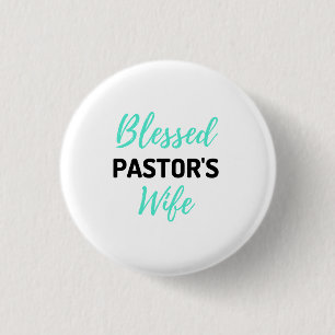 Blessed Pastor's Wife bl Button
