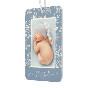 BLESSED Personalized Photo Car Air Freshener