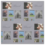 Blessed Photos Collage Fabric