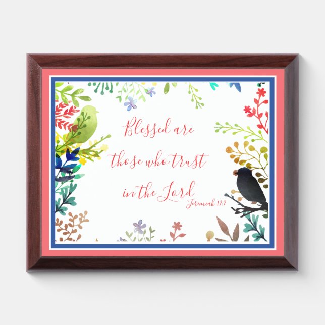 Blessed Plaque (Horizontal)
