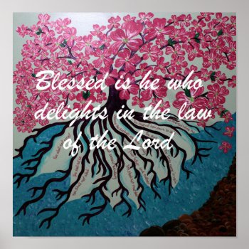 Blessed Poster by AnchorOfTheSoulArt at Zazzle