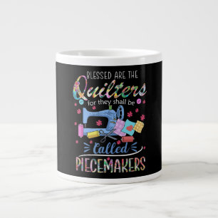 Blessed Quilters Piecemakers Quilting Sewing Ideas Giant Coffee Mug