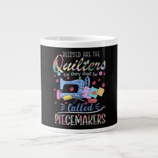 Blessed Quilters Piecemakers Quilting Sewing Ideas Giant Coffee Mug