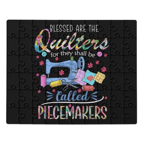 Blessed Quilters Piecemakers Quilting Sewing Ideas Jigsaw Puzzle